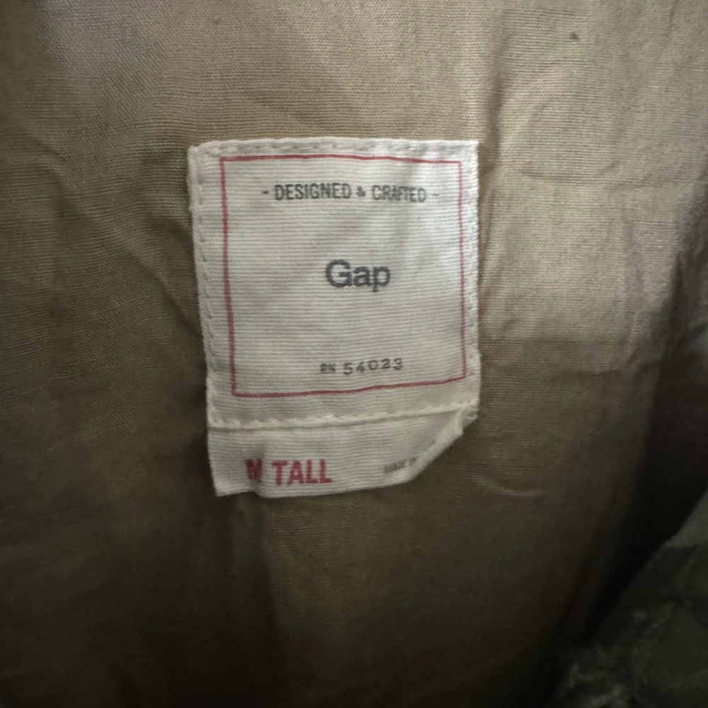 GAP Camouflage Outerwear Jacket Medium Tall - Picture 3 of 7